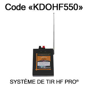 Code promo "KDOHF550"  - Boîtier supplémentaire 1 voie 433MHZ HF Pro® Multiposte
